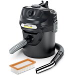 Karcher - aspirateur cendres et poussires fines ad 2 avec matriaux ignifuges, cuve 14 l en mtal, idal ...