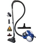 Aspirateur cyclone sans sac avec un jeu d'embouts et un fouet 900w