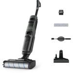 Aspirateur laveur rowenta sans fil x - clean 4 gz5035wo noir