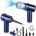 Aspirateur � main sans fil, 9000pa mini aspirateur � main, aspirateur de voiture, rechargeable 3 en 1 ...
