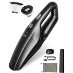 Aspirateur � main sans fil, mini aspirateur voiture puissant avec batterie rechargeable, aspirateur portable ...