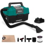 Aspirateur multi - usage portatif 20v ? bac de 15l - r�cup�ration de poussi�res - accessoires - 1 batterie ...