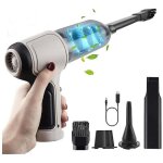Aspirateur d'ordinateur 3 en 1, souffleur d'air portatif, aspirateur de voiture rechargeable, cyclo