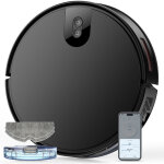 Aspirateur robot laveur, 2300pa d'aspiration, commande par alexa / google assistant / app, tapis poils ...