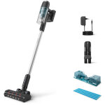 Aspirateur sans fil philips 3000 series noir 60 minutes autonomie