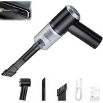 Aspirateur de voiture sans fil puissant, mini aspirateur rechargeable � haute aspiration, portable pour ...