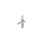 Ensemble de poign�es de portelinox 494 / 6327 - assa abloy bezault argent porte pali�re cl� i � droite ...