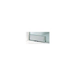 Assa abloy - penture basse pour porte verre 3273 - inox - chrome mat - stremler