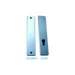 Assa abloy - plaque seule golf entraxe 195 mm cl� i avec piliers taraud�s anodis� argent - vachette