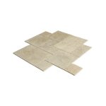 Assortiment de dallage sol travertin opus - 1er choix - �paisseur 1, 2cm