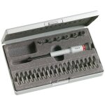 Assortiment facom micro - tech - embouts, porte - embouts, cl six pans creux 1 / 4', bote plastique, ...