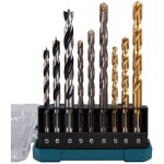 Assortiment de forets makita 9 pces - d - 71962