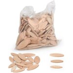 Assortiment lamello d?assemblage type lamello 0 , 100 pi�ces / taille lamelle bois en h�tre massif id�al ...