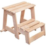 Astigarraga - tabouret - chelle of bois, 2 marches.