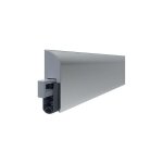 Athmer - plinthes l - 15 fs pose en applique pour porte en bois et m�tal - longueur 830 mm finition argent ...