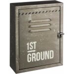 Atmosphera - boite  cls - 30 x 23, 5 cm - fer - gris - livraison gratuite