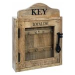 Atmosphera - bo�te � cl�s en bois 'local' 30x40cm naturel