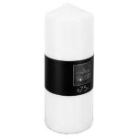 Bougie ronde 'comptoir' 18cm blanc Bougie ronde 'comptoir' 18cm blanc