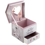Bote musicale ballerine rose h16cm atmosphera crateur d'intrieur