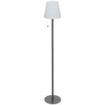Lampadaire d'ext�rieur led rechargeable usb base acier gris fonc� d 18 x l 105. 5 cm atmosphera