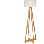 Lampe sur pied 'moki' en bambou et blanc, 150 cm, style épuré et naturel, création atmosphera pour une ... Lampe sur pied 'moki' en bambou et blanc, 150 cm, style épuré et naturel, création atmosphera pour une ...