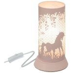 Atmosphera - lampe de nuit adorable pour enfants en forme d'unicorn rose, 20, 5 cm, avec douille e14 ...