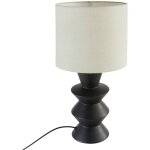 Atmosphera - lampe � poser yulia noir h40cm cr�ateur d'int�rieur