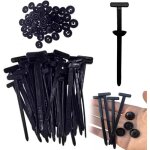 Attache - c�ble universelle en nylon, robuste et autobloquante, avec goupille et bouton, nouvelle boucle ...