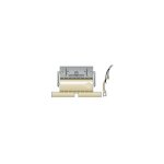Attache rigide clicksur 1 maillon lame 8mm somfy