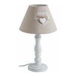 Lampe de chevet en bois romantique (lot de 2) Lampe de chevet en bois romantique (lot de 2)