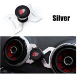 Pour audi a3 s3 rs3 8v support de tlphone de voiture support de grille d'aration 360 support rotatif ...