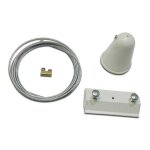 Barcelona led - kit de suspension pour rail monophas� - c�ble 1, 5m (1u. ) - blanc