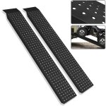 Aufun lot de 2 rampes de chargement en acier galvanis jusqu' 400 kg - rampe de chargement antidrapante ...