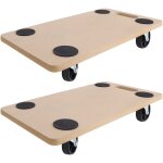 Aufun - lot de 4 rouleaux de transport antidrapants 58 x 29 cm