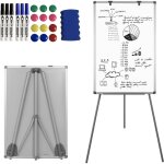 Aufun - flipchart whiteboard 90x60 cm avec trépied à trois pieds Aufun - flipchart whiteboard 90x60 cm avec trépied à trois pieds