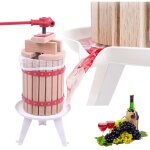 Aufun - presse  fruits presse - vin presse - jus presse - pure y compris tissu de presse (6l)