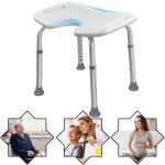 Aufun tabouret de douche 35 - 51cm hauteur réglable tabouret de douche type u antidérapant siège de bain ... Aufun tabouret de douche 35 - 51cm hauteur réglable tabouret de douche type u antidérapant siège de bain ...