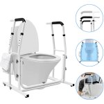 Aufun - toilettes mobiles verticalisateur toilettes avec panier de rangement - antidrapant hauteur rglable ...