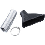 Auto entr�es d'air, carr� kit entonnoir tuyau d'admission de turbine turbo d'admission d'air de pare ...