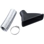 Auto entr�es d'air, carr� kit entonnoir tuyau d'admission de turbine turbo d'admission d'air de pare ...
