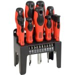 11 tournevis manche bi - mati�re + 10 embouts sur ravier