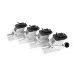 Autobest ? lot de 4 adaptateurs jantes moto ? acier avec rev�tement pvc anti - rayure ? installation ...