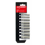 9 douilles longues 6 pans 1 / 4' autobest