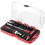 Coffret douilles embouts 29 pi�ces - acier au s2