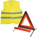 Ensemble gilet de s�curit� et triangle de signalisation