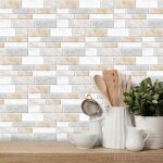 Autocollant carrelage mural, cr�dence adh�sif, 12pcs, pour cuisine, salle de bain (ub101)