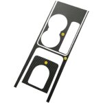Autocollant en fibre de carbone pour vitre et engrenages de voiture f - pace x761