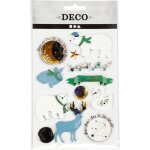 Autocollants polar 3d 11 pièces 1 feuille édition limitée Autocollants polar 3d 11 pièces 1 feuille édition limitée