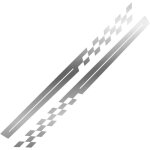 Autocollant  rayures pour capot de voiture, 2 pices, autocollant de modification de carrosserie, autocollant ...