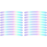 Autocollant r�fl�chissant - 1, pour roue voiture, pneu, v�hicule �lectrique - type d�coration int�rieur ...